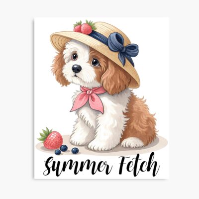 Cavapoo Timeless Design Poster