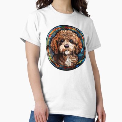 Cavapoo Vintage Illustration T-shirt