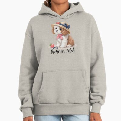 Cavapoo Aesthetic Illustration Hoodie