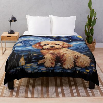Cavapoo Legacy Artwork Throw Blanket