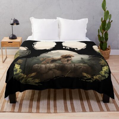 Cavapoo Classic Illustration Throw Blanket