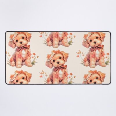 Cavapoo Timeless Illustration Mouse Pad