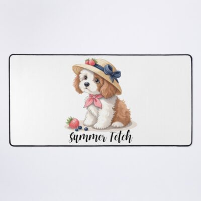 Cavapoo Modern Illustration Mouse Pad