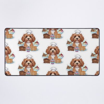 Cavapoo Aesthetic Artwork Mouse Pad