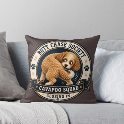Cavapoo Timeless Design Throw Pillow